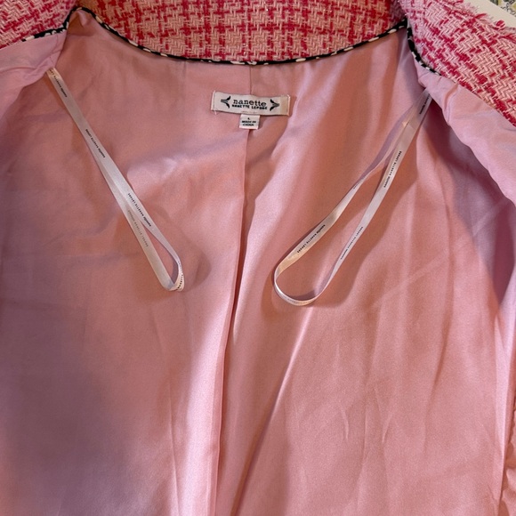 Nanette Lepore Tweed Jacket with Pearl and Gold Accents - Picture 8 of 8